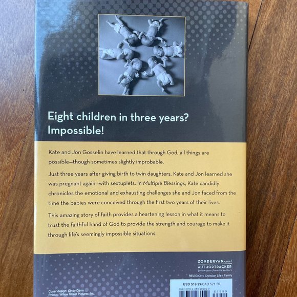 Multiple Bles8ings Book by Jon & Kate Gosselin - Picture 2 of 3